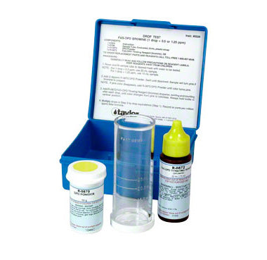 Taylor K-1517-A Drop Test Bromine Fas-DPD .75 Oz Test Kit Parts
