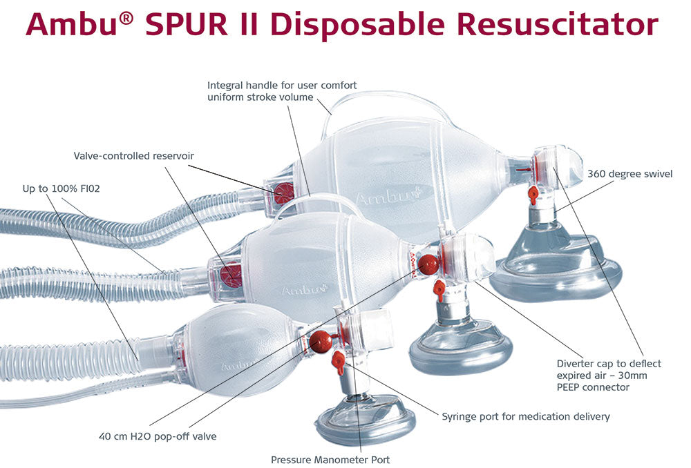 Ambu Spur II Adult Resuscitator