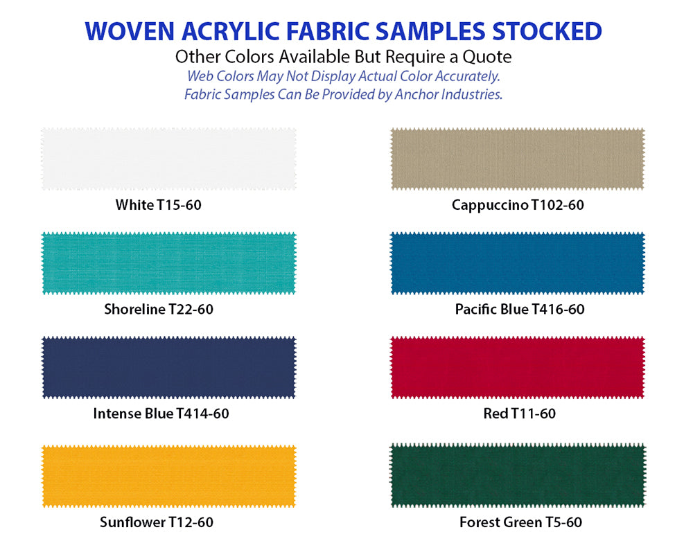 Classic Funbrella 20 Foot Replacement Top - Woven Acrylic Fabric