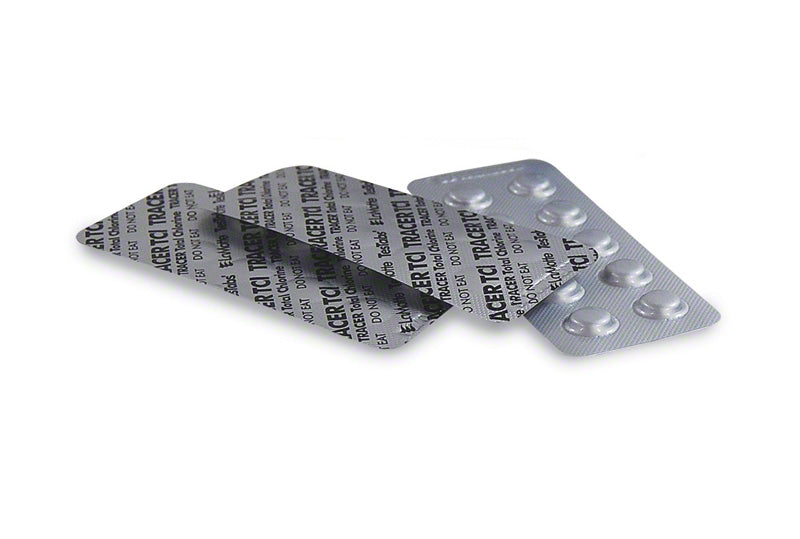 LaMotte Total Chlorine Tracer Tablets - Strip of 10 Tabs - 7044A-J