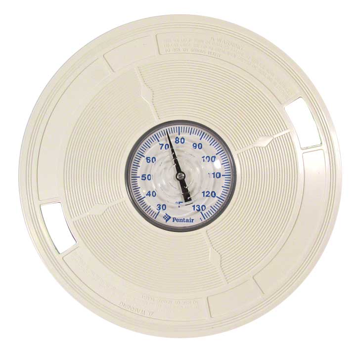 Skimmer Lid With Thermometer for Admiral S20 - 9-3/16 Inch Round - White