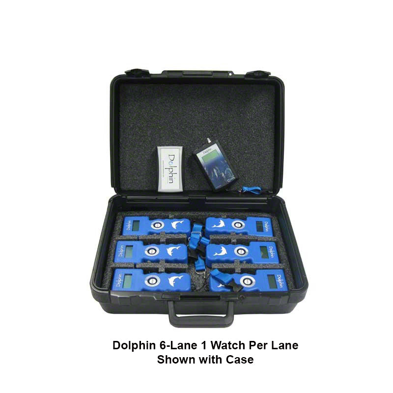 Dolphin 8-Lane Stopwatch System - 3 Watches Per Lane