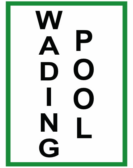 Wading Pool Name Pipe Label (Sold Per Inch)