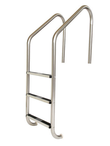 2-Step 35 Inch Standard Ladder 1.50 O.D. x .120 Inch - Stainless Steel Treads