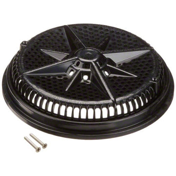8 Inch StarGuard Main Drain Cover With Short Ring - Black (2 Pack)