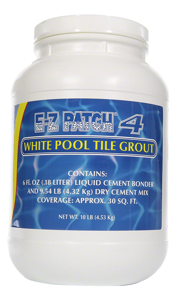 White Pool Tile Grout Repair 10 lbs EZ Patch EZP410