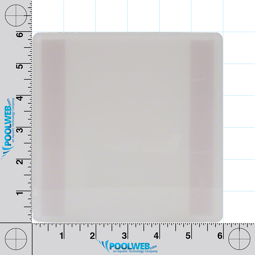 4 IN - Plastic Overlay Depth Marker - 6 x 6 Inch with 4 Inch Lettering