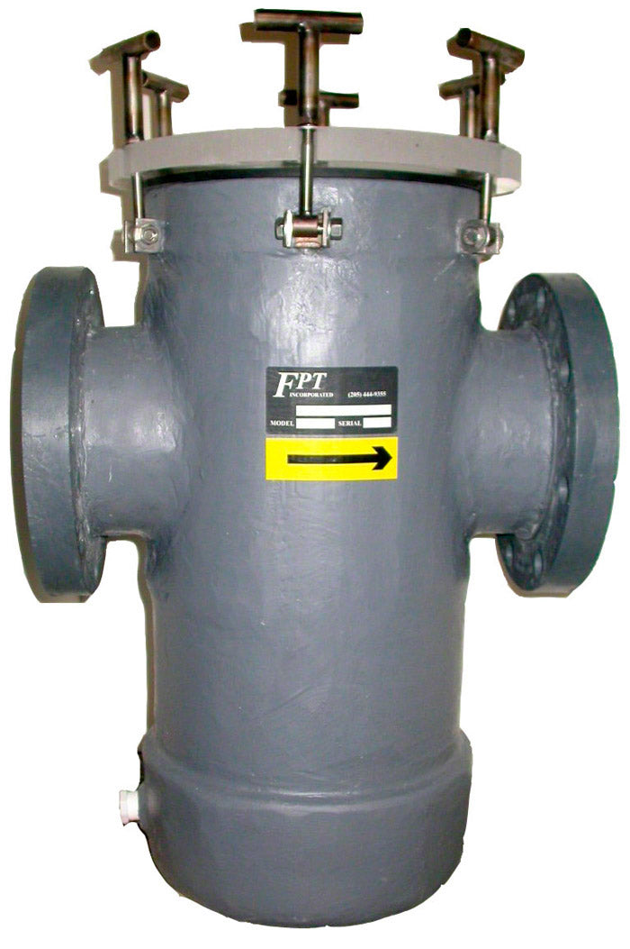 SW Series PVC/FRP Basket Strainer With Stainless Steel Basket 3 Inch Connections