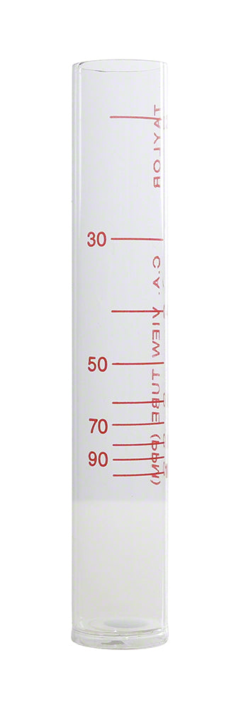 Taylor Cyanuric Acid Graduated Test Tube - 20-100 ppm (10 ppm Divisions) - Plastic - 9193
