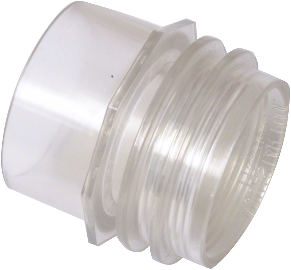 Flush-Mount Return Fitting With Water Stop - 1 Inch Socket or 1-1/2 Inch Spigot - 1 Inch Orifice - Clear