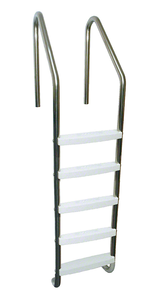 5-Step 23 Inch Wide Standard Plus Commercial Ladder 1.90 x .145 Inch - Plastic Treads