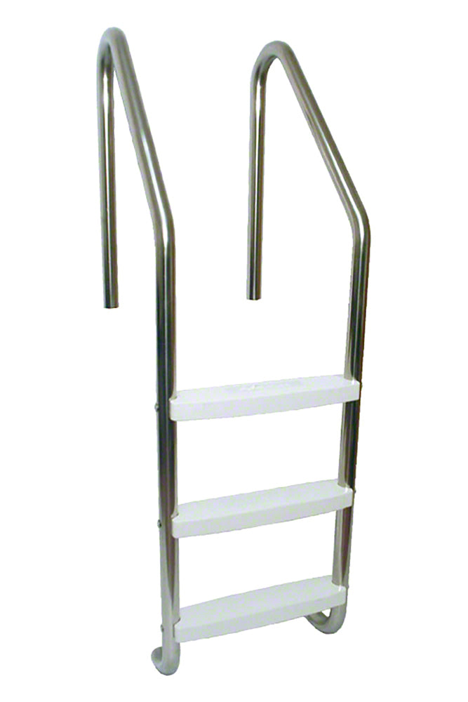 3-Step 29 Inch Wide Standard Plus Commercial Ladder 1.90 x .109 Inch - Plastic Treads