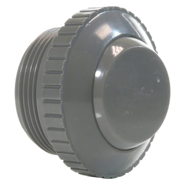 Directional Eyeball Inlet Fitting - 1-1/2 Inch MIP - Slotted Opening - Gray