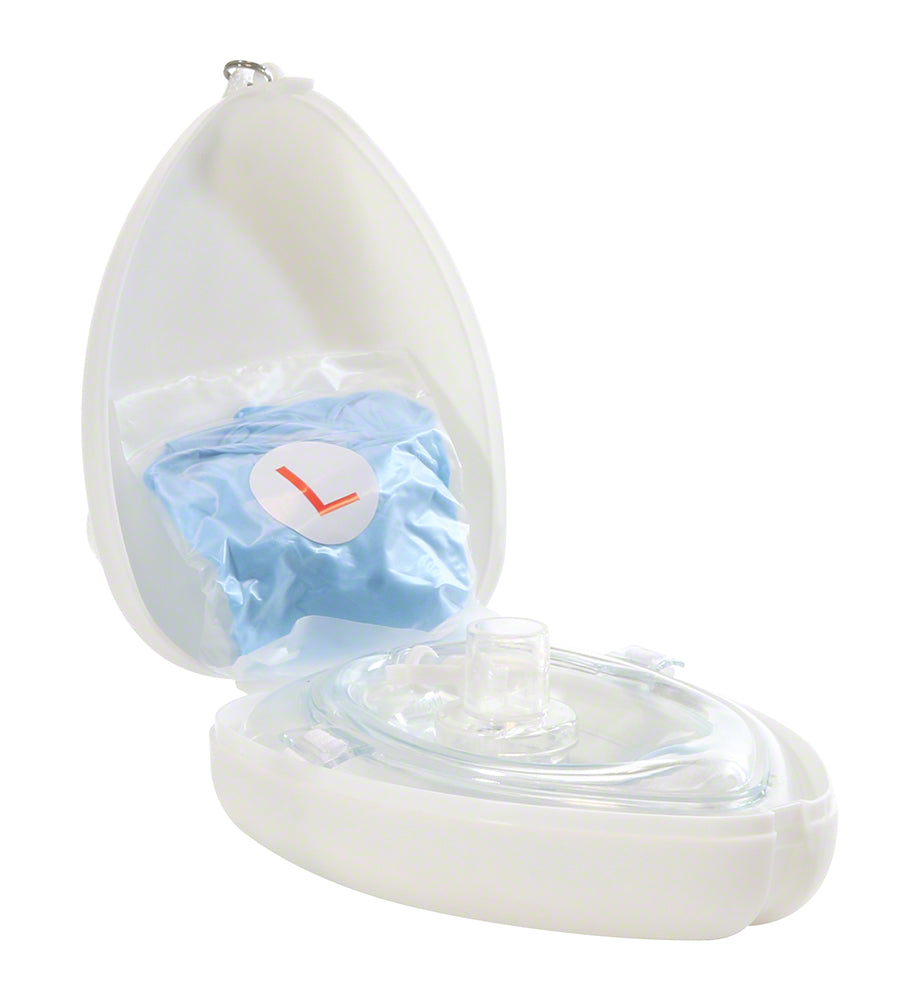 CPR Adult/Child Pocket Resuscitator - Hard Case - White