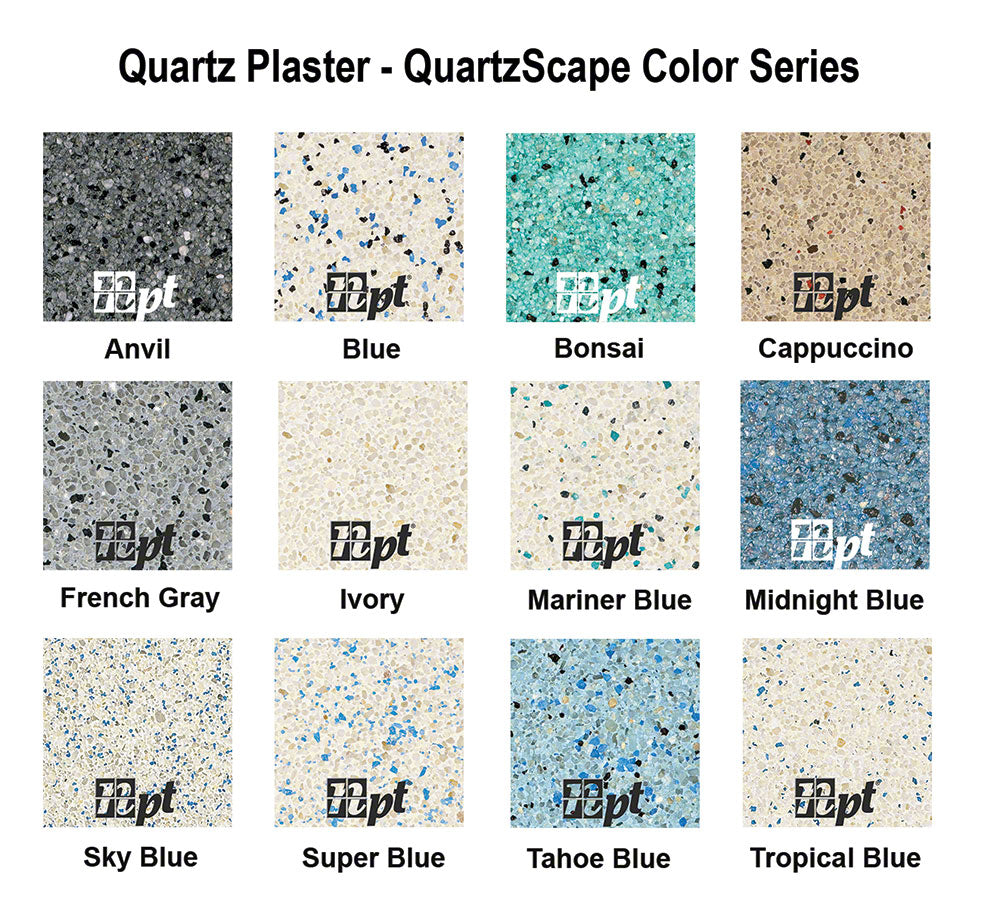 Quartz Plaster Pool Repair - Fast Set - 3 Pounds - QuartzScape Colors