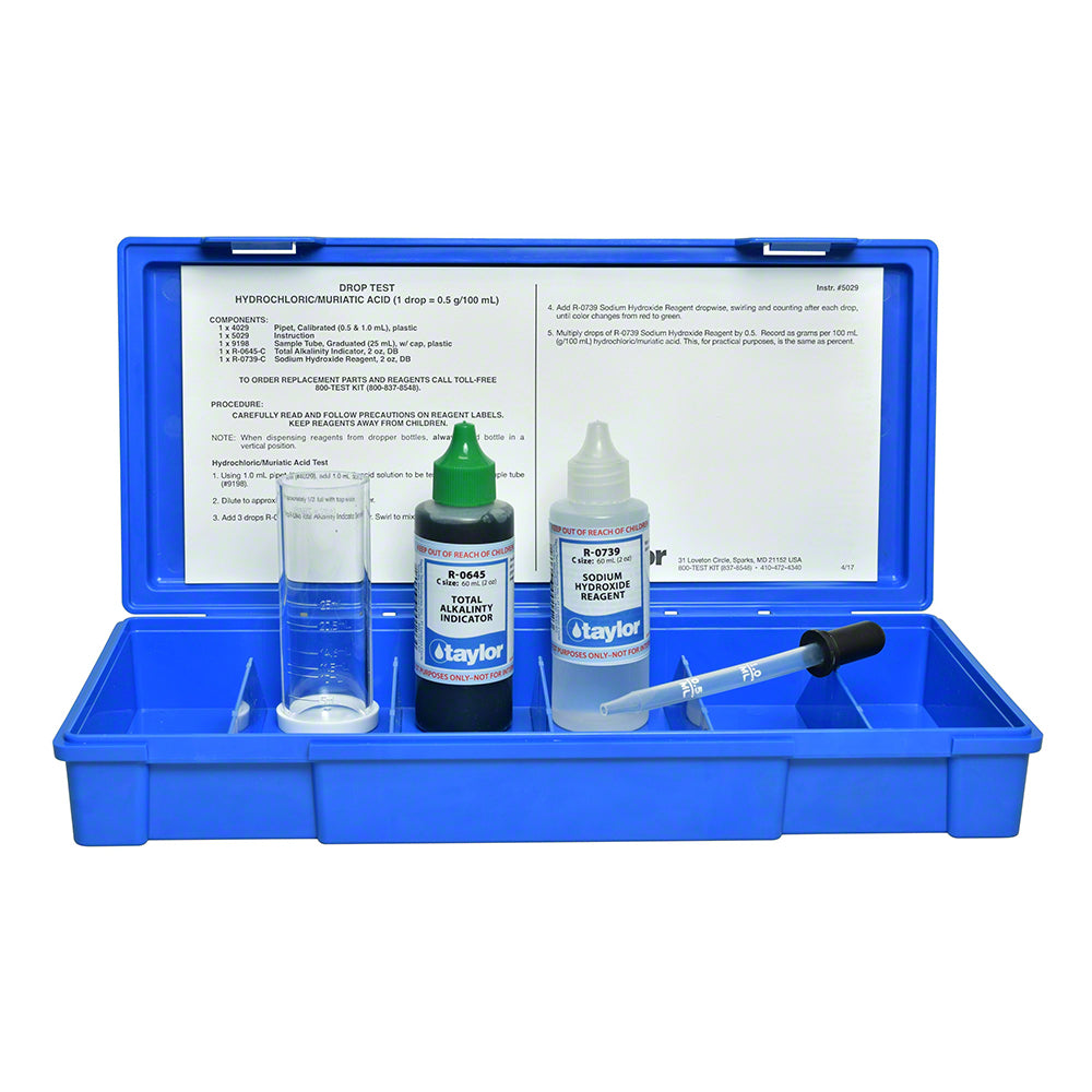 bac test rigor mortis water Taylor Drop Acidity (Muriatic Acid) Pool Test Kit Production Of Vitamin B12 Volume_30ml Quantity:2 pcs.