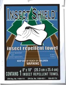 Insect Shield Towel Packet