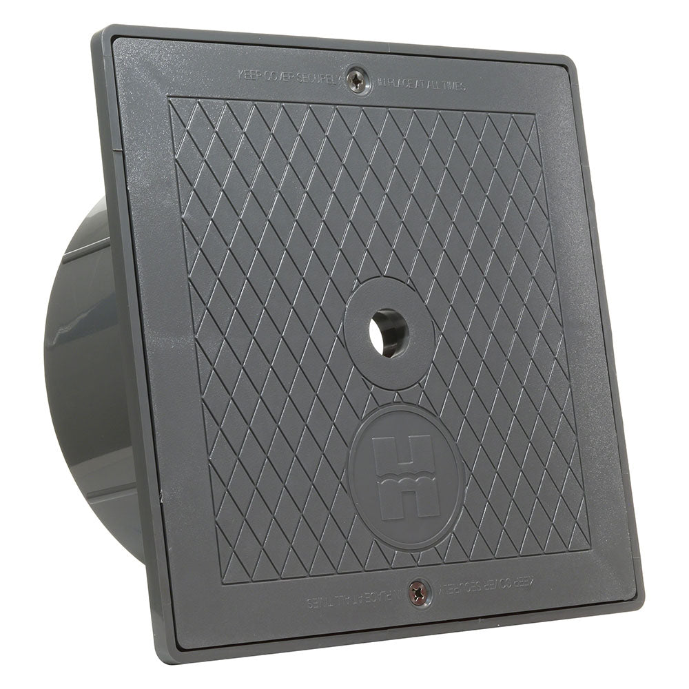 SP1080 Square Skimmer Lid and Deck Ring - Dark Gray
