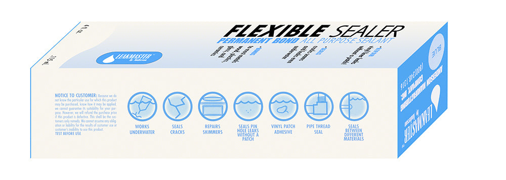 Flexible Blue Pool Sealer - 4 Oz.