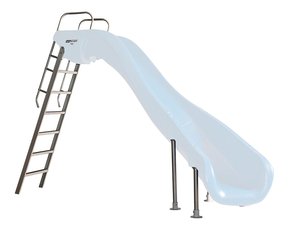 Rogue2 Water Slide - Left Turn - 6.5 Feet - White