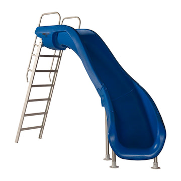 Rogue2 Water Slide - Left Turn - 6.5 Feet - Blue
