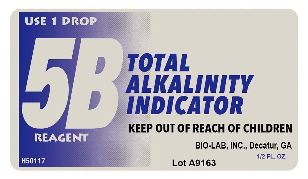 Omni Reagent #5B Alkalinity Indicator- 1 Oz (30 mL) Bottle - 26252000