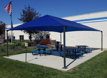 Perfect Shade Awning With UV Mesh Shadecloth Fabric - 10 x 10 Frame