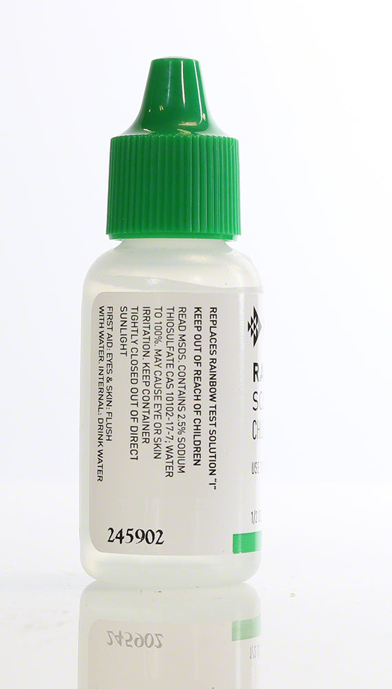 Rainbow Reagent #4 Chlorine Neutralizer - 1/2 Oz Bottle - R161204