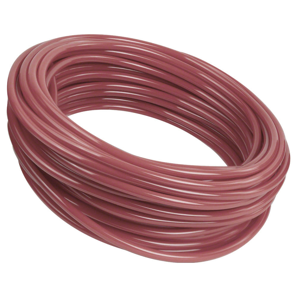 Pink Acid Tubing for 3/8 Inch Hose Barb - 100 Foot Roll