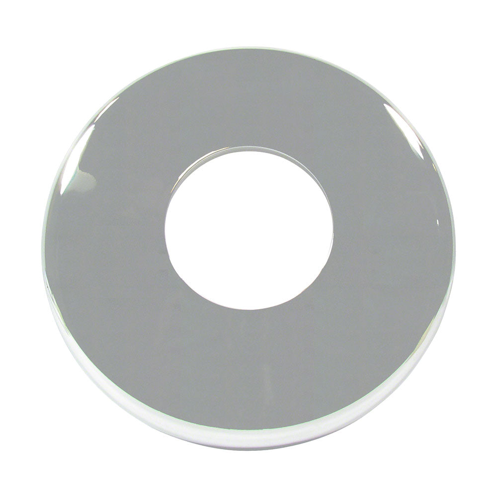 Chrome-Plated Plastic Escutcheon Plate - 1.90 Inch O.D.