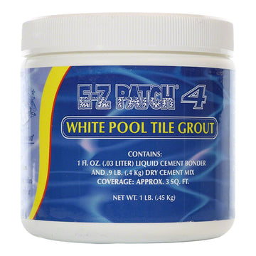 White Pool Tile Grout Repair - 1 pound