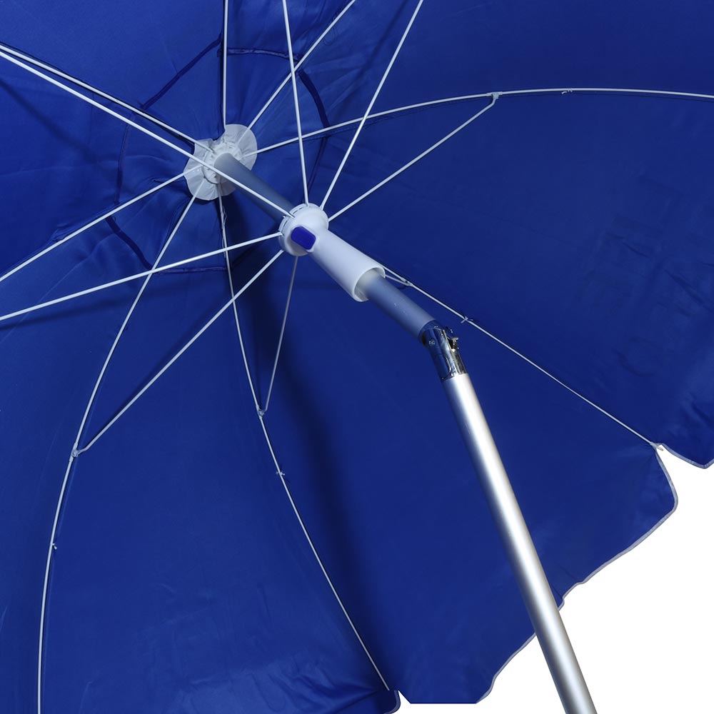 Lifeguard Umbrella With Tilt - Nylon - 6-1/2 Foot Diameter - Blue