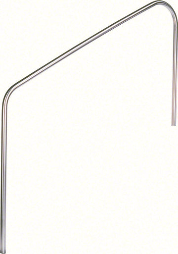 Stair Mounted 2-Bend 48 Inch Pool Hand Rail - 1.90 x .109 Inches