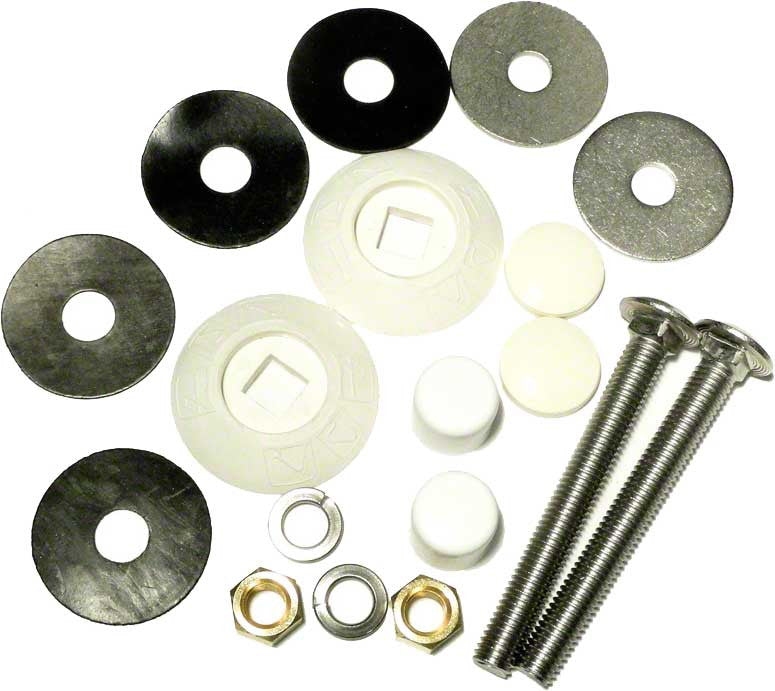 Diving Board Mounting Kit 1/2 x 41/2 Inch Bolts Stainless Steel