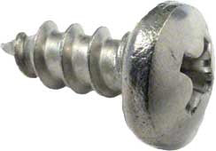 Self-Tap Pan Head Screw #10 x 1/2 Inch - Stainless Steel