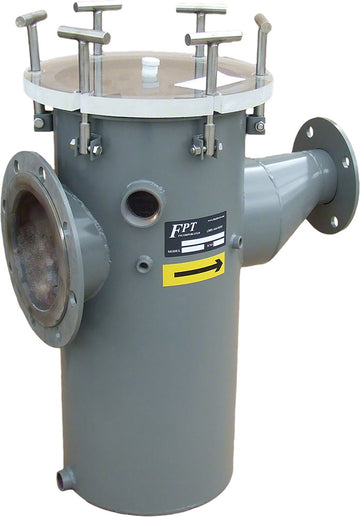 RSW Series Reducing Stainless Steel Strainer With Stainless Steel Basket 8 x 6 Inch Connections