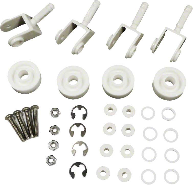 Wheel Replacement Kit #252 - Wheels #174, Casters #263, Axles #264 and Clips #267