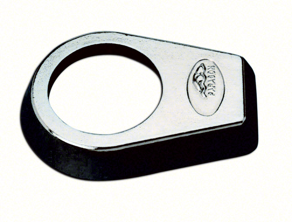 Chrome-Plated Brass Deluxe Escutcheon Plate - 1.90 Inch O.D.