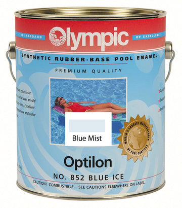 Optilon Pool Paint - Case of Four Gallons - Blue Mist