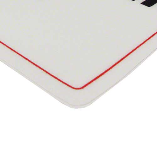 1 IN - Adhesive Depth Marker - 6 Inch x 6 Inch with 4 Inch Lettering