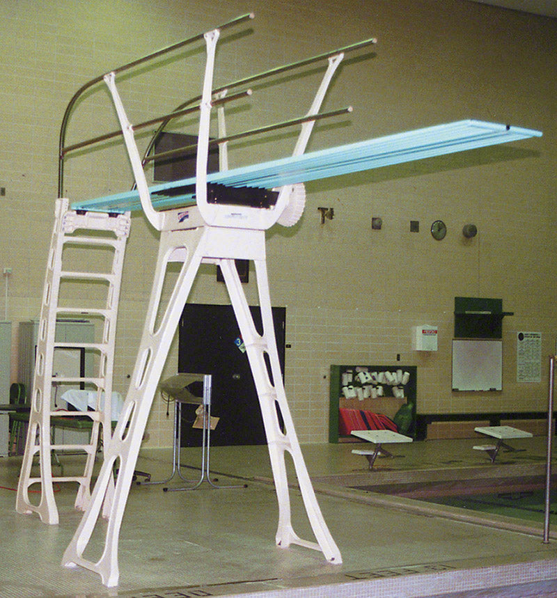 Duraflex Durafirm 3 Meter Dive Stand with Double Rail (Both Sides) No