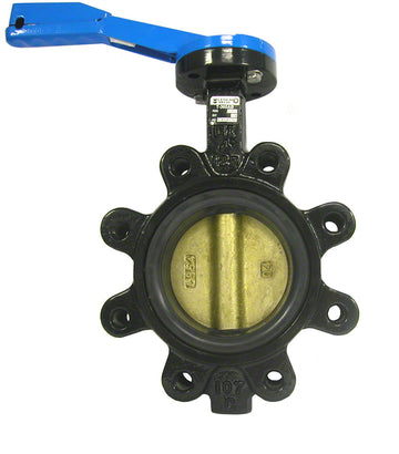 Lug-Type Ductile Iron Lever Butterfly Valve T-365AB - 4 Inch