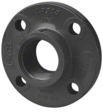 Schedule 80 Solid Style Flange - 1 Inch FPT
