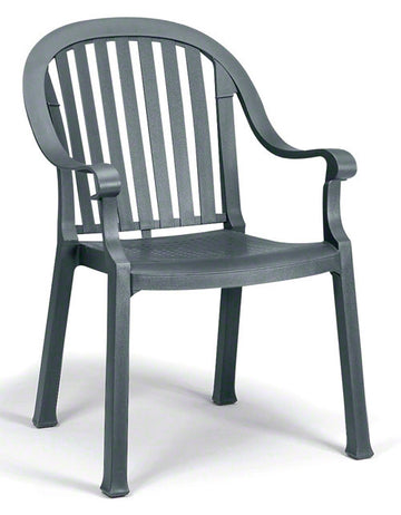 Colombo Dining Armchair - Charcoal (Must Order in Multiples of 12)