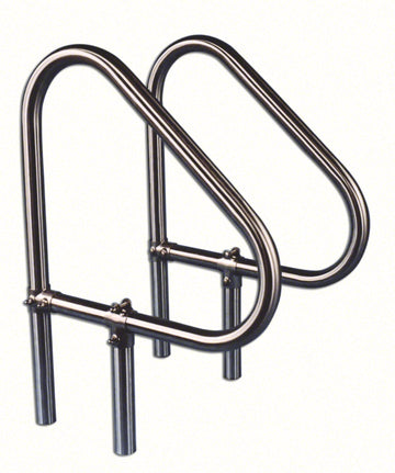 Adjustable 26 Inch Figure 4 Pool Grab Rails - 1.90 x .145 Inches - Pair