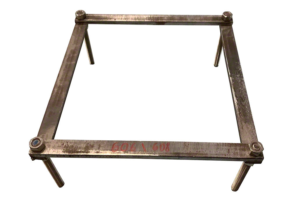 69209011SS Four Bolt Jig for 606/608 Cantilever Stands 10 Inch Bolts