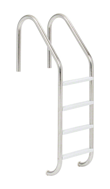 4-Step 24 Inch Economy Vinyl Liner Ladder 1.90 x .049 Inch Marine Grade - Plastic Treads