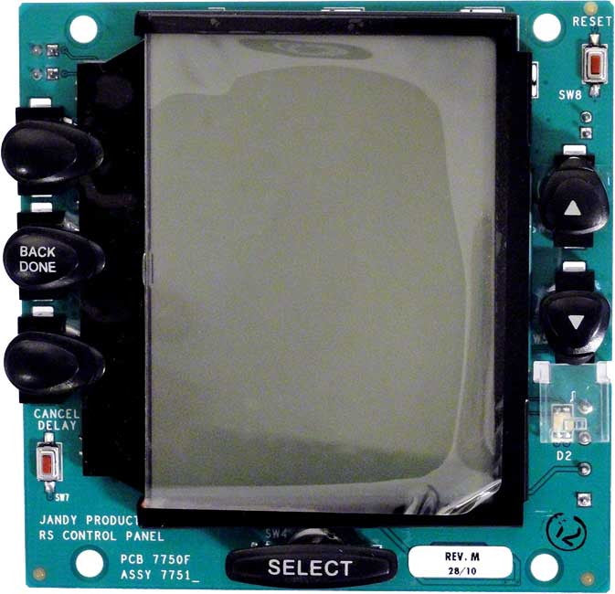 PCB Sub-assembly With Black Buttons and LCD - OneTouch