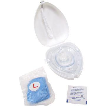 Ambu CPR Mask with O2 Inlet - Hard Case