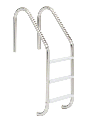 3-Step 24 Inch Economy Vinyl Liner Ladder 1.90 x .049 Inch Marine Grade - Plastic Treads